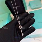 AAA Clone Tiffany Keys Skeleton Diamond Necklace - 925 Silver